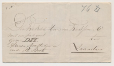 Scherpenzeel - Zaandam 1878 - Franco Amsterdam - Verder per Boot