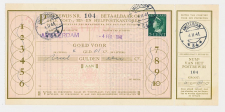 Postbewijs G. 25 - Amsterdam 1941