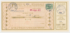 Postbewijs G. 26a - Purmerend 1941