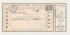 Postbewijs G. 31 - Oosterbeek 1954