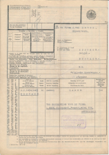 Vrachtbrief N.S. Zwijndrecht - Belgie 1939