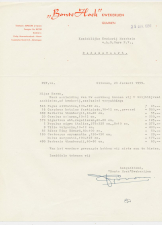 Brief Glimmen 1959 - Kwekerij