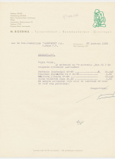 Brief Groningen 1959 - Kwekerij