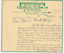 Brief Groningen 1940 - Bakkerijgrondstoffen