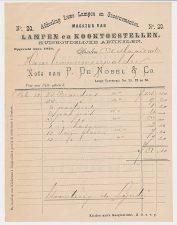 Nota Haarlem 1896 - Lampen - Kooktoestellen