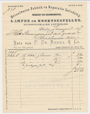 Nota Haarlem 1897 - Lampen - Kooktoestellen
