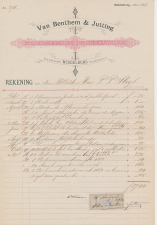 Nota Middelburg 1882 - Boekhandel