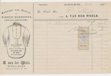 Nota Middelburg 1885 - Heeren- Kinder goederen