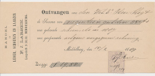 Kwitantie Middelburg 1889 - Leder - Schoenen - Laarzen