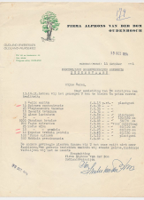 Brief Oudenbosch 1954 - Kwekerij