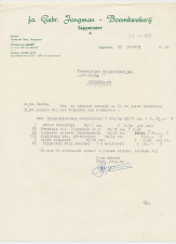 Brief Sappemeer 1959 - Boomkwekerij
