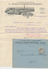 Envelop / Brief Almelo 1922 - Tricot- Kapok en Veerenfabriek