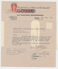 Vouwbrief Gouda 1945 - Zeepfabriek