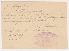 Briefkaart Amsterdam 1879 - Juwelier