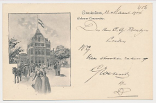 Firma briefkaart Amsterdam 1904 - Gebouw Concordia