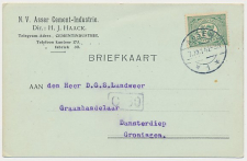 Firma briefkaart Assen 1914 - Asser Cement Industrie