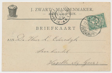 Firma briefkaart Alphen a/d Rijn  1909 - Mandenmaker