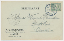 Firma briefkaart Almelo 1913 - Patisserie