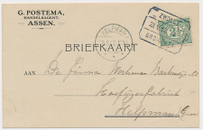 Firma briefkaart Assen 1912 - Handelsagent