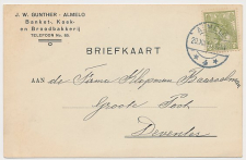 Firma briefkaart Almelo 1916 - Banket- Koek- Broodbakkerij