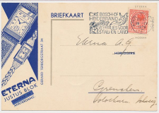 Firma briefkaart Amsterdam 1938Eterna - Horloges