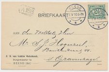 Briefkaart Beesd 1910 - Burgemeester