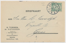 Firma briefkaart Baarn 1912 - Rietdekker