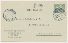 Firma briefkaart De Bilt 1911 - Rijtuigenfabriek