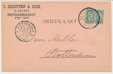 Firma briefkaart Bergambacht 1899 - Graanhandel