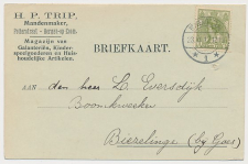 Firma briefkaart Bergen op Zoom 1917 - Mandenmaker