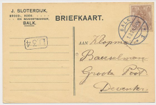 Firma briefkaart Balk 1924 - Brood- Koek- Banketbakker