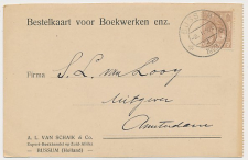 Firma briefkaart Bussum 1923 - Boekhandel