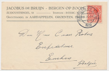 Firma briefkaart Bergen op Zoom 1928 - Aardappel- Groentenhandel