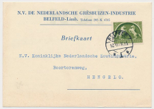 Firma briefkaart Belfeld 1945 - Gresbuizen Industrie