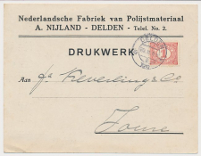 Firma Drukwerk Delden 1919 - Fabriek van Polijstmateriaal