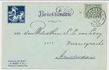 Firma briefkaart Deventer 1906 - Drukkerij