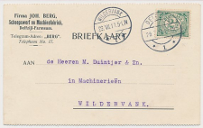 Firma briefkaart Delfzijl 1911 - Scheepswerf - Machinefabriek