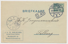 Firma briefkaart Doetinchem 1912 - Boekhandel - Drukkerij