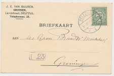 Firma briefkaart Delfzijl 1914 - Grossier