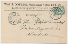 Firma briefkaart Delfzijl 1907 - Scheepsvictualien