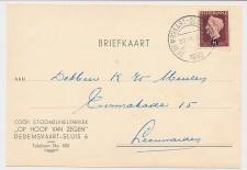 Firma briefkaart Dedemsvaart Sluis 1960 - Stoomzuivelfabriek