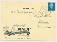 Firma briefkaart Delzijl 1952 - Textiel - Woninginrichting