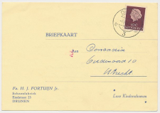 Firma briefkaart Drunen 1957 - Schoenfabriek