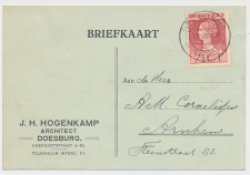 Firma briefkaart Doesburg 1924 - Architect 