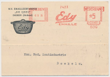 Firma briefkaart Dieren 1935 - Edy - Emailleerfabriek