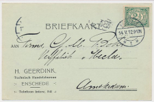 Firma briefkaart Enschede 1912 - Technisch Handelsbureau