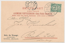 Firma briefkaart Gouda 1908 - Kaashandel