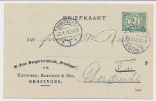 Firma briefkaart Groningen 1910 - Margarinefabriek