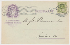 Firma briefkaart Den Haag 1919 - A.C. Hubert