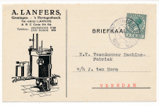 Firma briefkaart Groningen 1928 - Machinefabriek